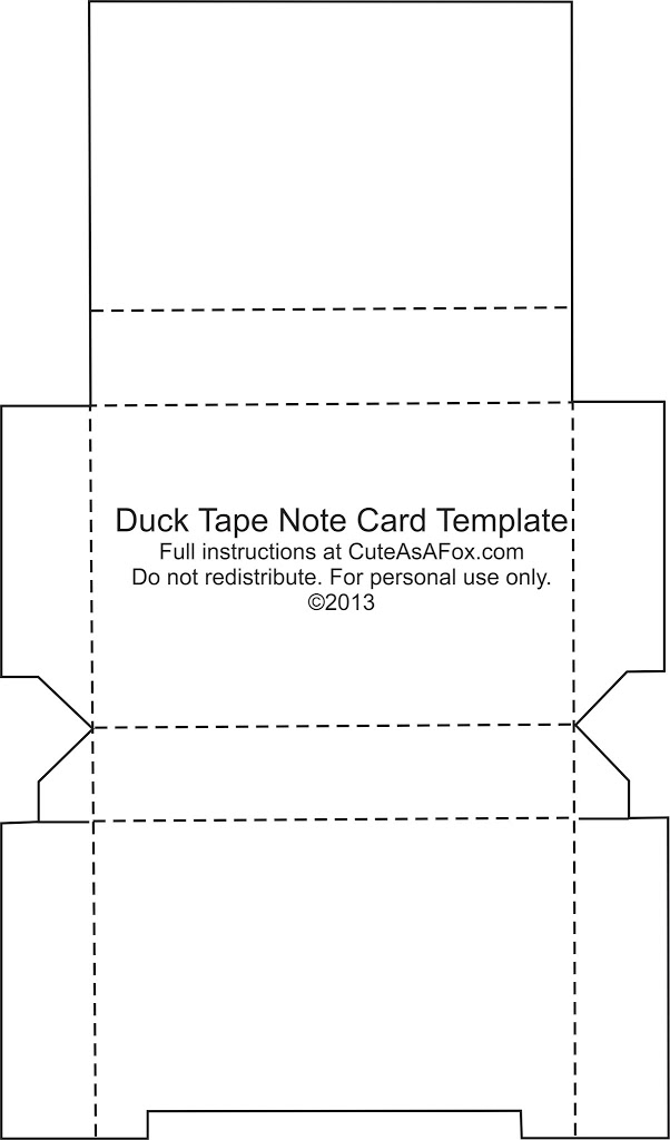 Duck Tape® Flash card Holder