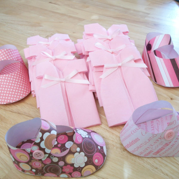 DIY Baby Shower Booties: Cute Tissue Paper Party Favors