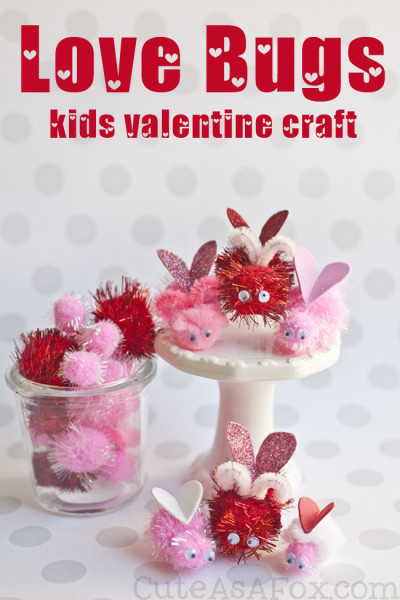 Easy Valentine Pom Pom Craft - Mama Likes This